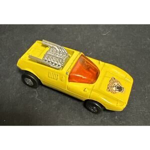 Matchbox Lesney Superfast 1-75 Series No. I Mod Rod Yellow Cheetah Vintage
